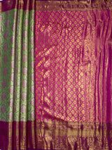 MIMOSA Saree Saree — pallu and zari work detail