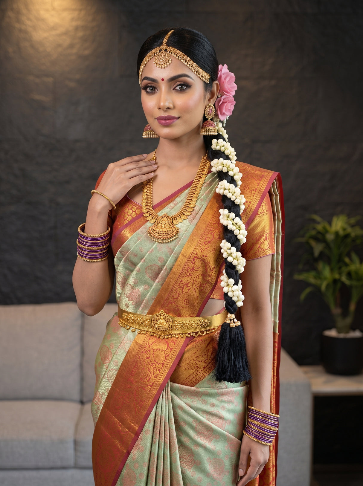 MIMOSA Saree Saree — pose 10 styling detail