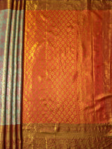 MIMOSA Saree Saree — pallu and zari work detail