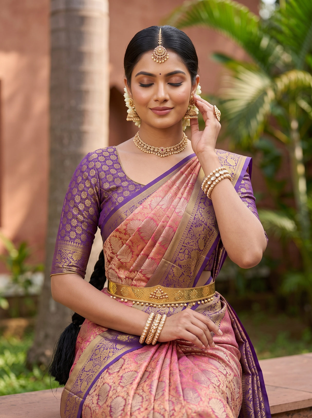 MIMOSA Saree Saree — pose 10 styling detail