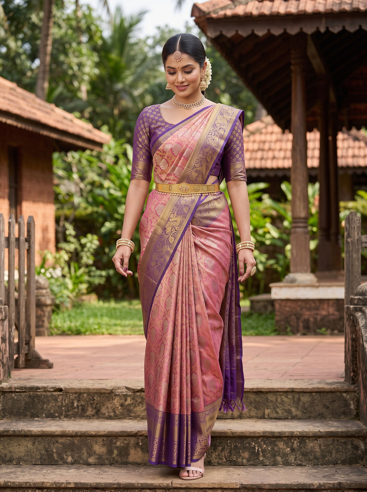 MIMOSA Saree Saree — pose 6 styling detail