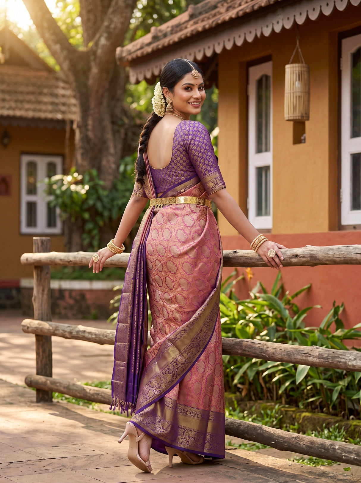 MIMOSA Saree Saree — pose 7 styling detail