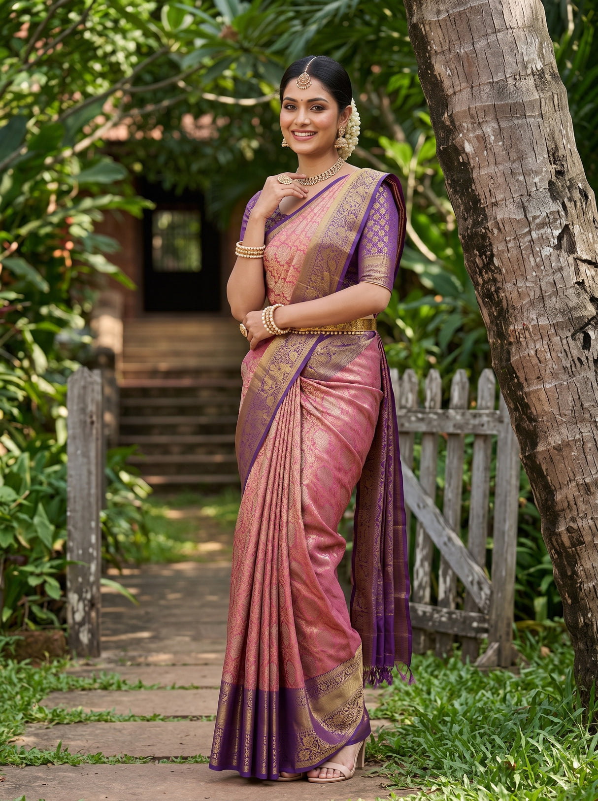 MIMOSA Saree Saree — pose 9 styling detail