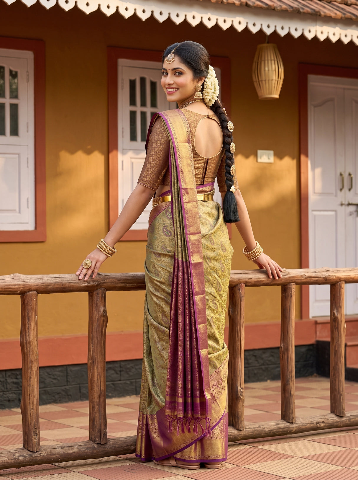 MIMOSA Saree Saree — pose 7 styling detail