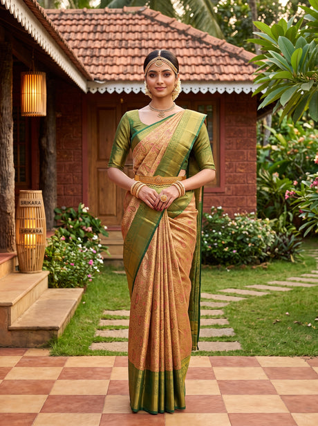 MIMOSA Saree Saree — front view on mannequin