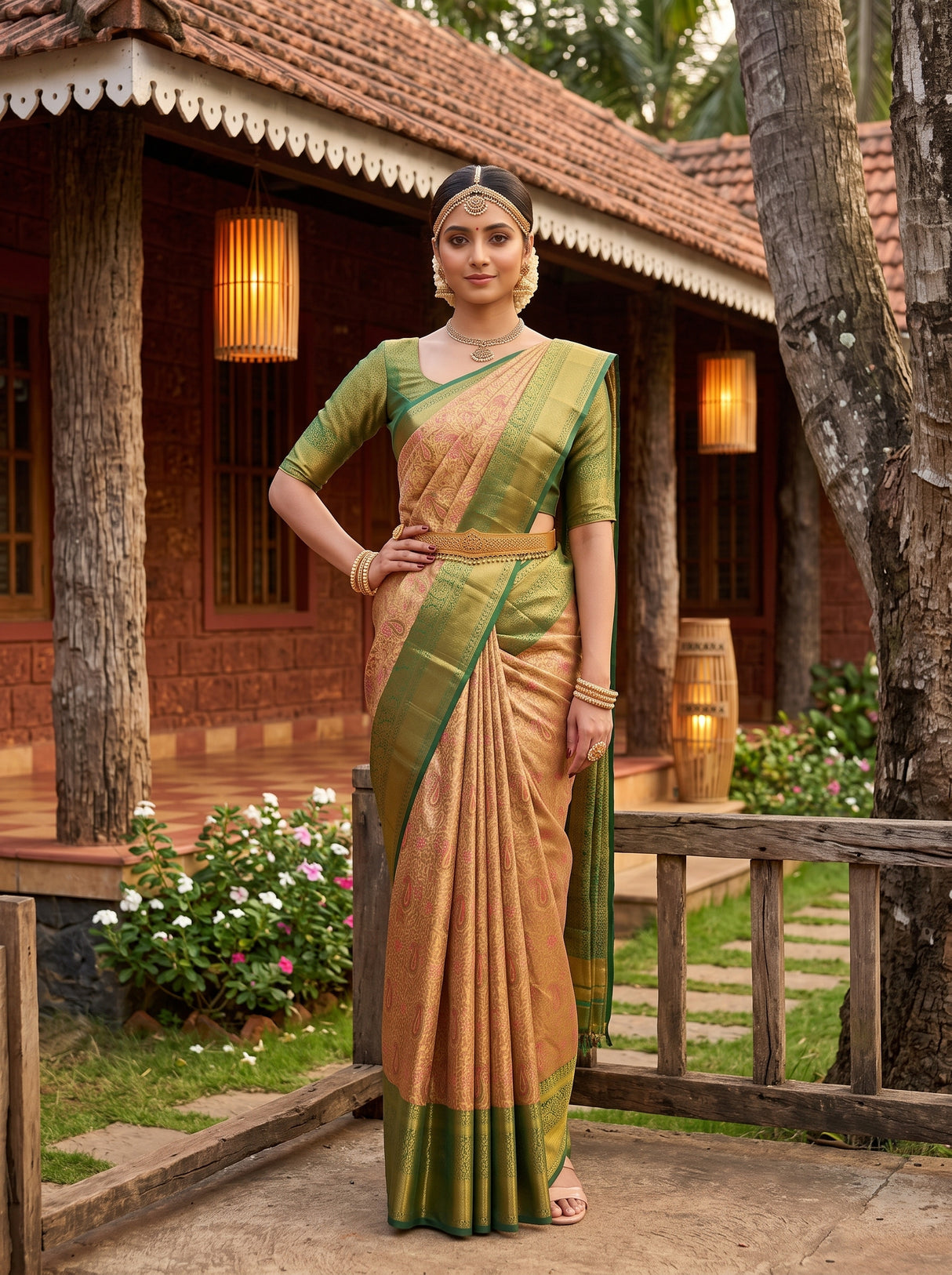 MIMOSA Saree Saree — pose 4 styling detail