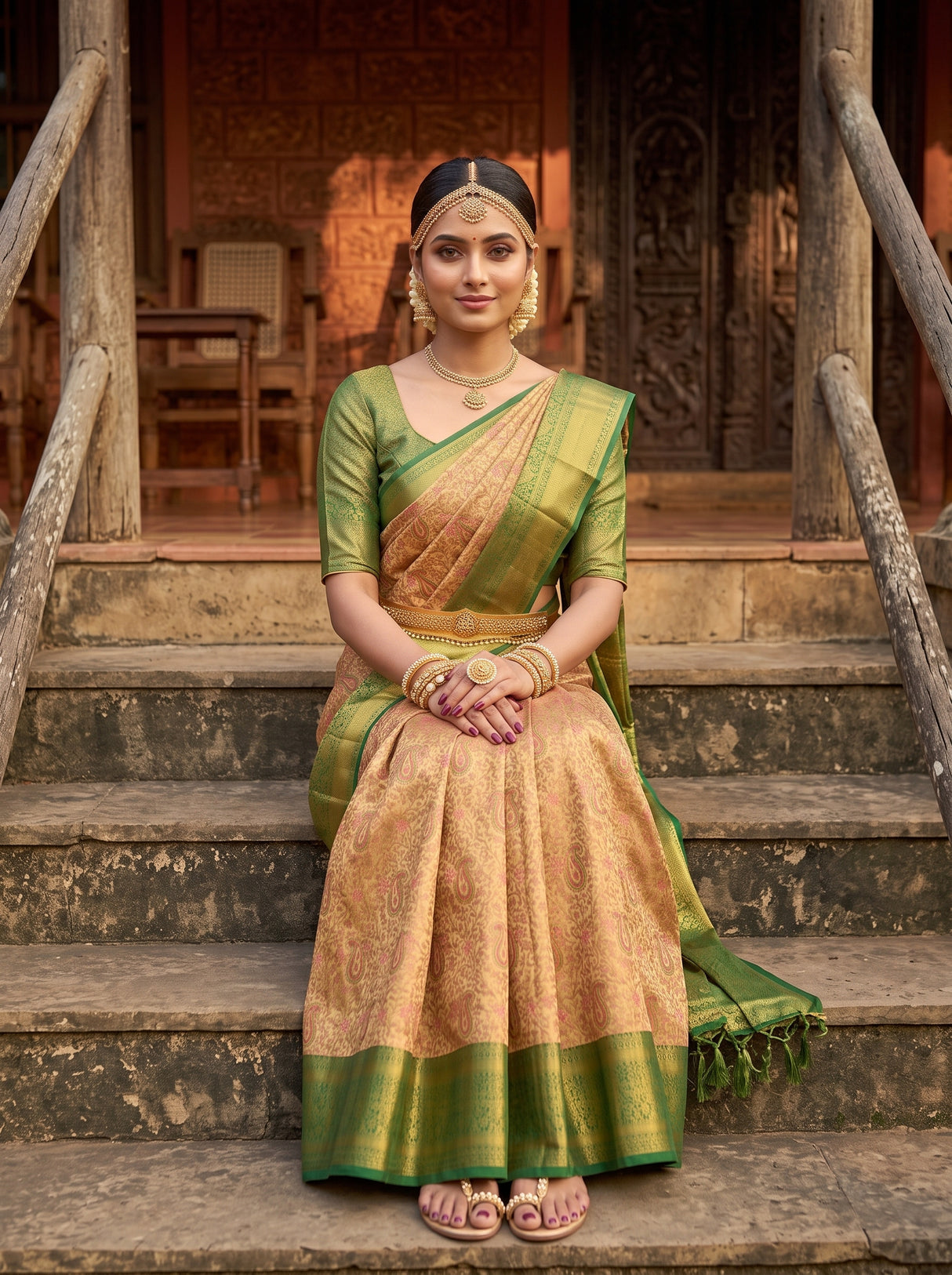MIMOSA Saree Saree — pose 8 styling detail