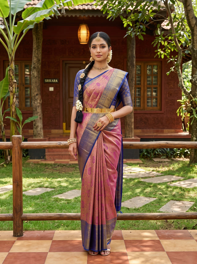 MIMOSA Saree Saree — front view on mannequin