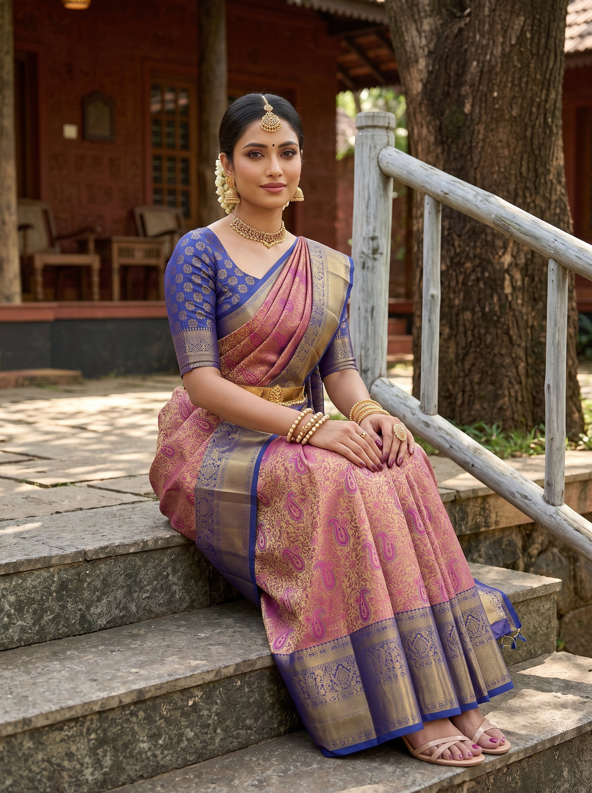 MIMOSA Saree Saree — pose 8 styling detail