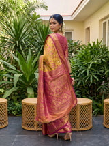 MIMOSA Gold Saree Saree — pose 7 styling detail