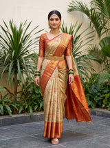 Pista  Saree
