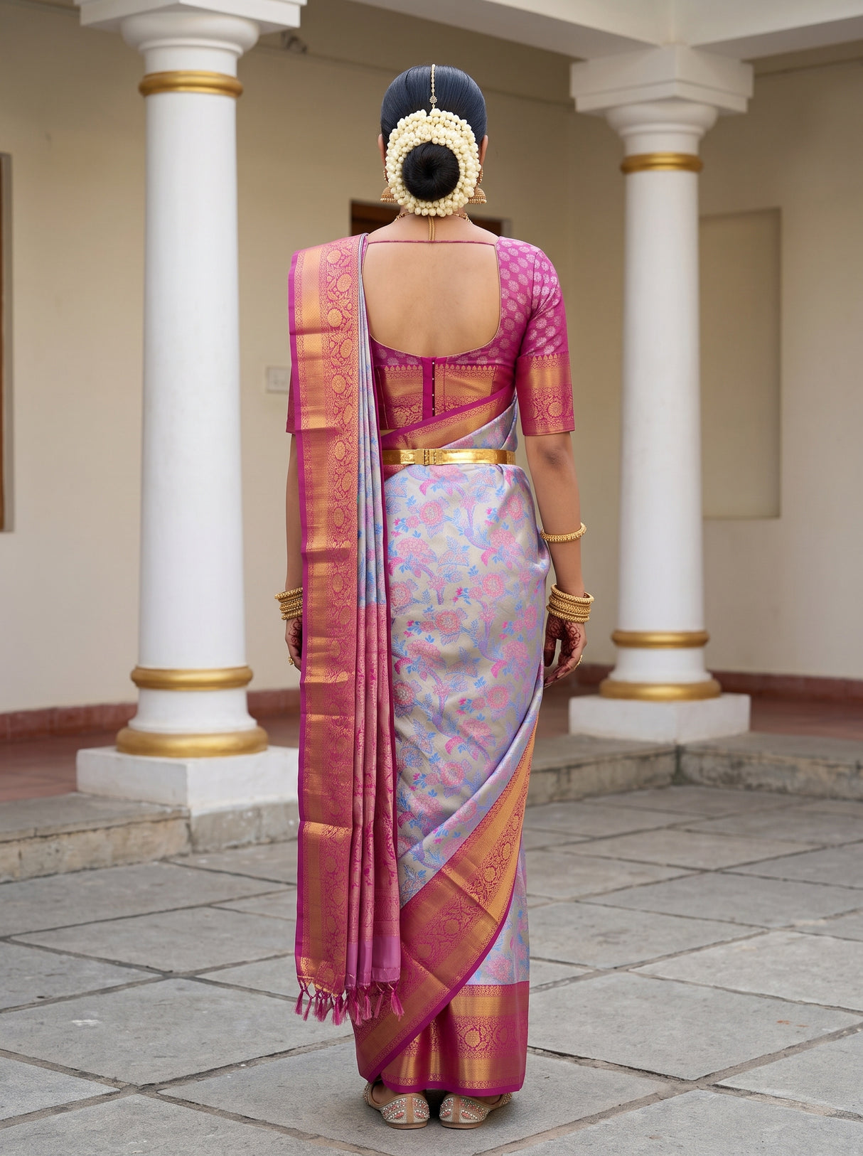 MIMOSA Saree Saree — pose 2 styling detail