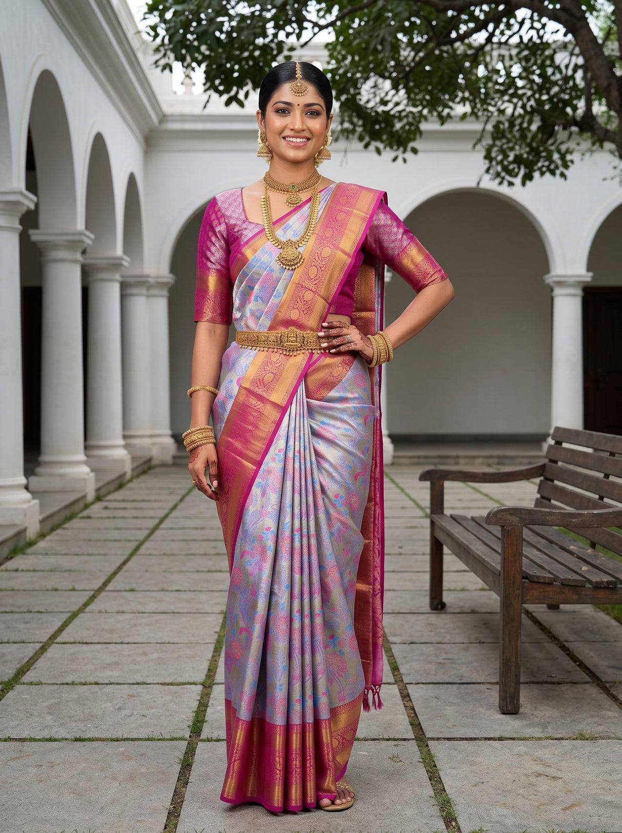 MIMOSA Saree Saree — pose 4 styling detail