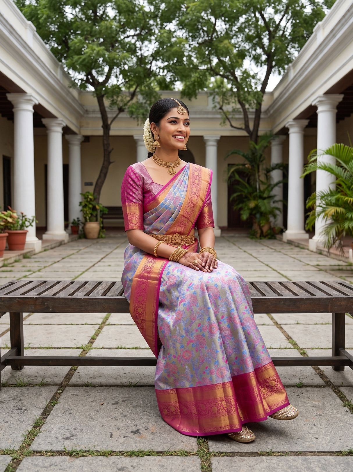 MIMOSA Saree Saree — pose 8 styling detail