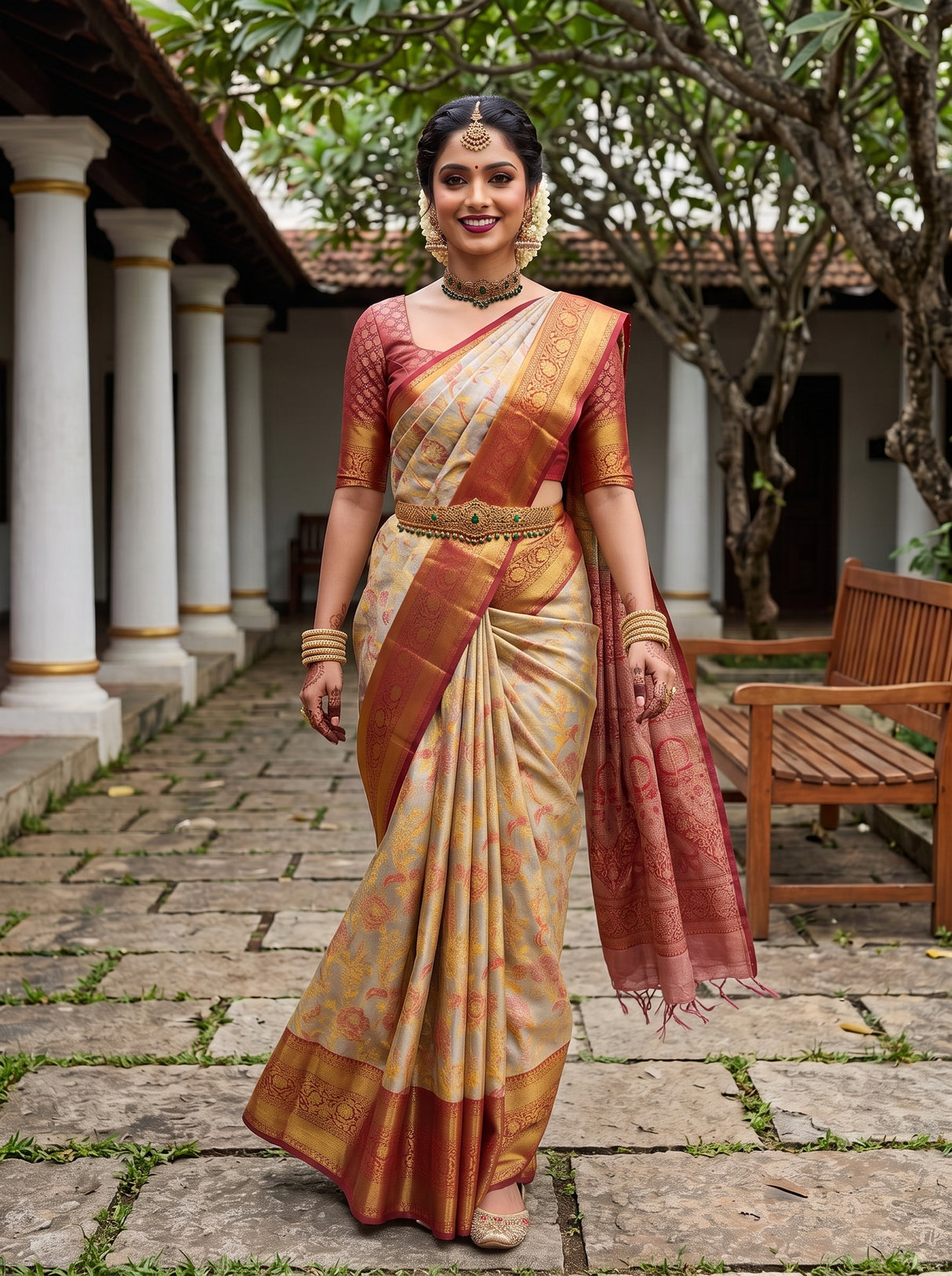 MIMOSA Saree Saree — pose 6 styling detail
