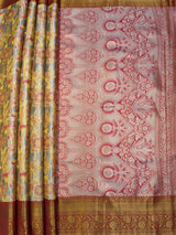 MIMOSA Saree Saree — pallu and zari work detail