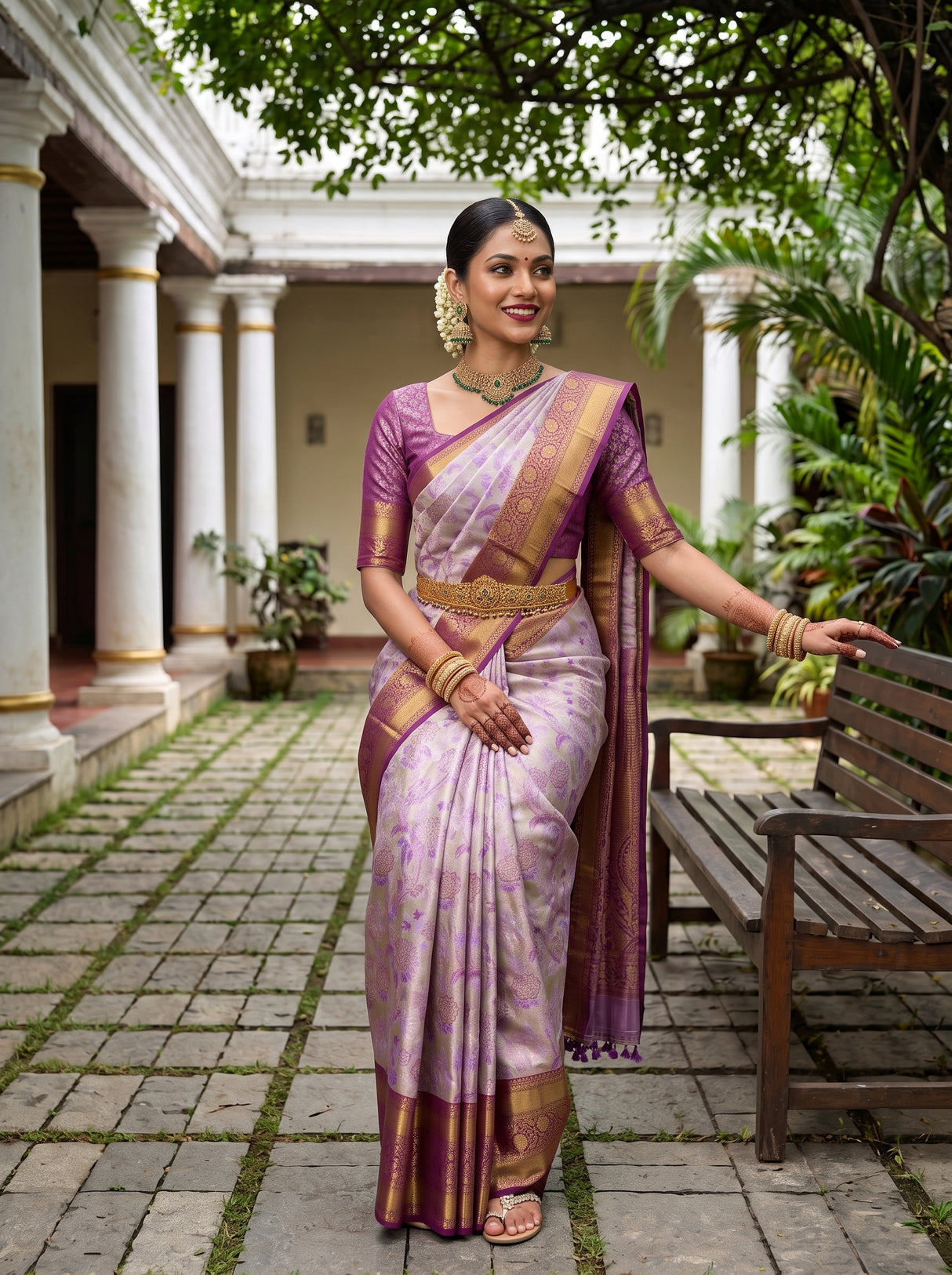 MIMOSA Saree Saree — pose 10 styling detail