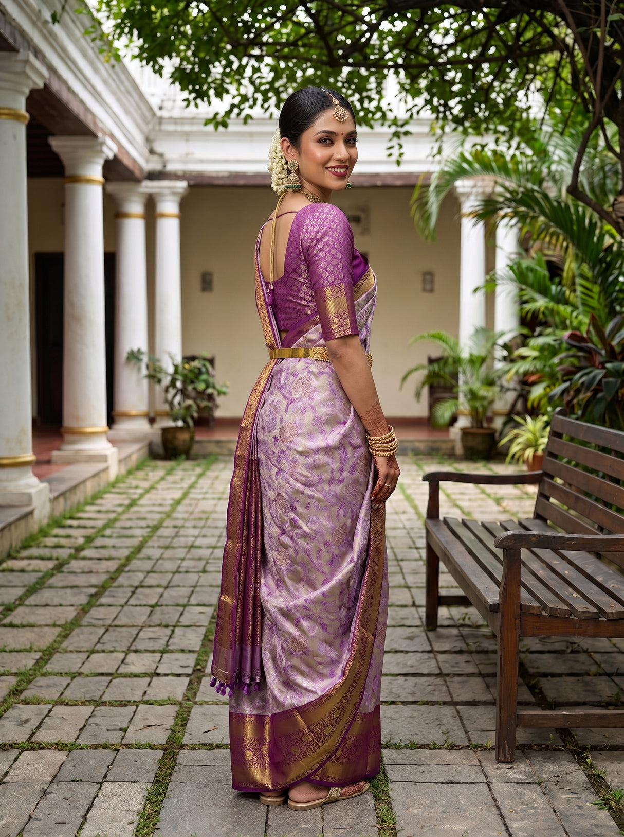 MIMOSA Saree Saree — pose 7 styling detail