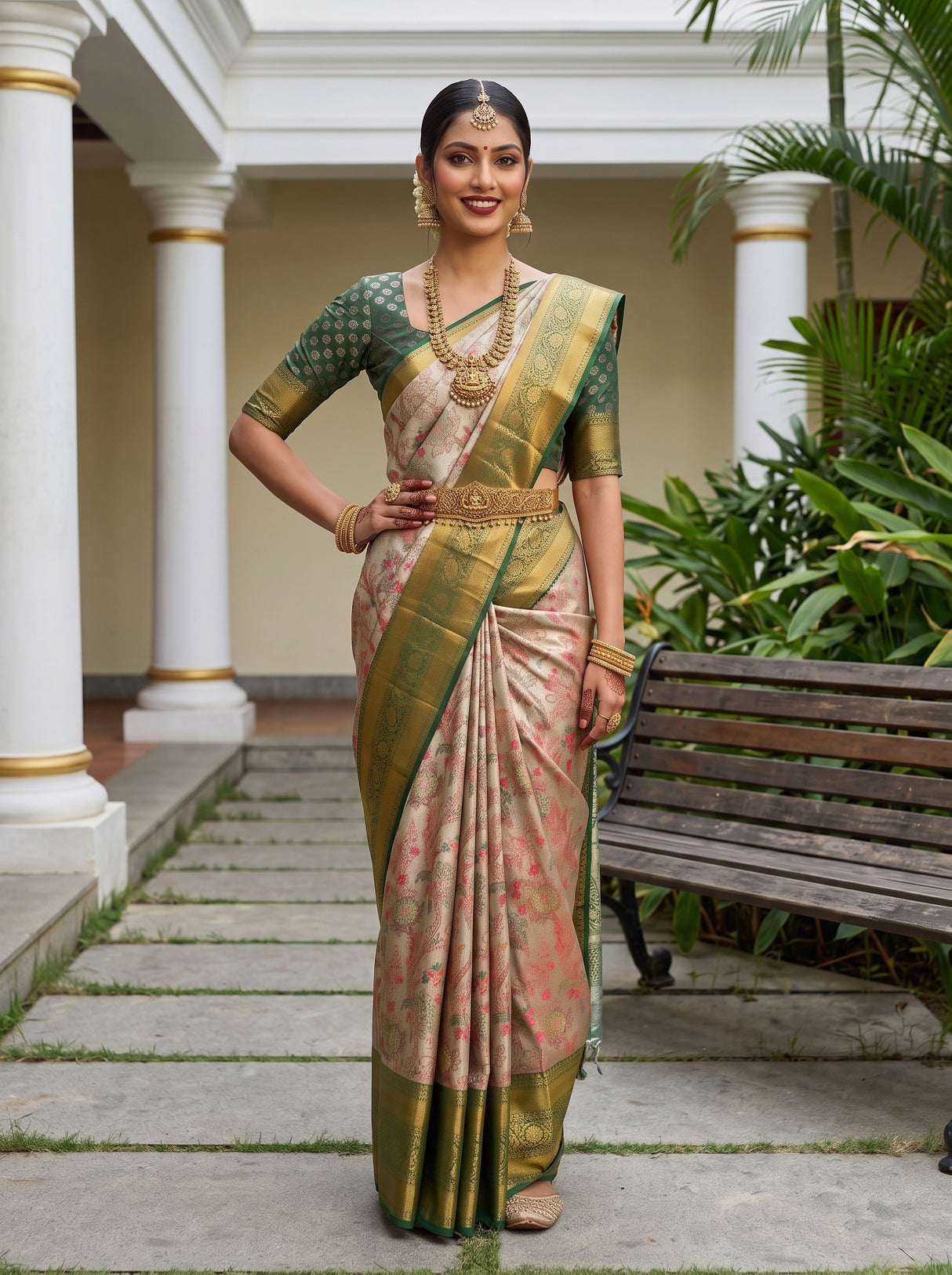 MIMOSA Saree Saree — pose 4 styling detail