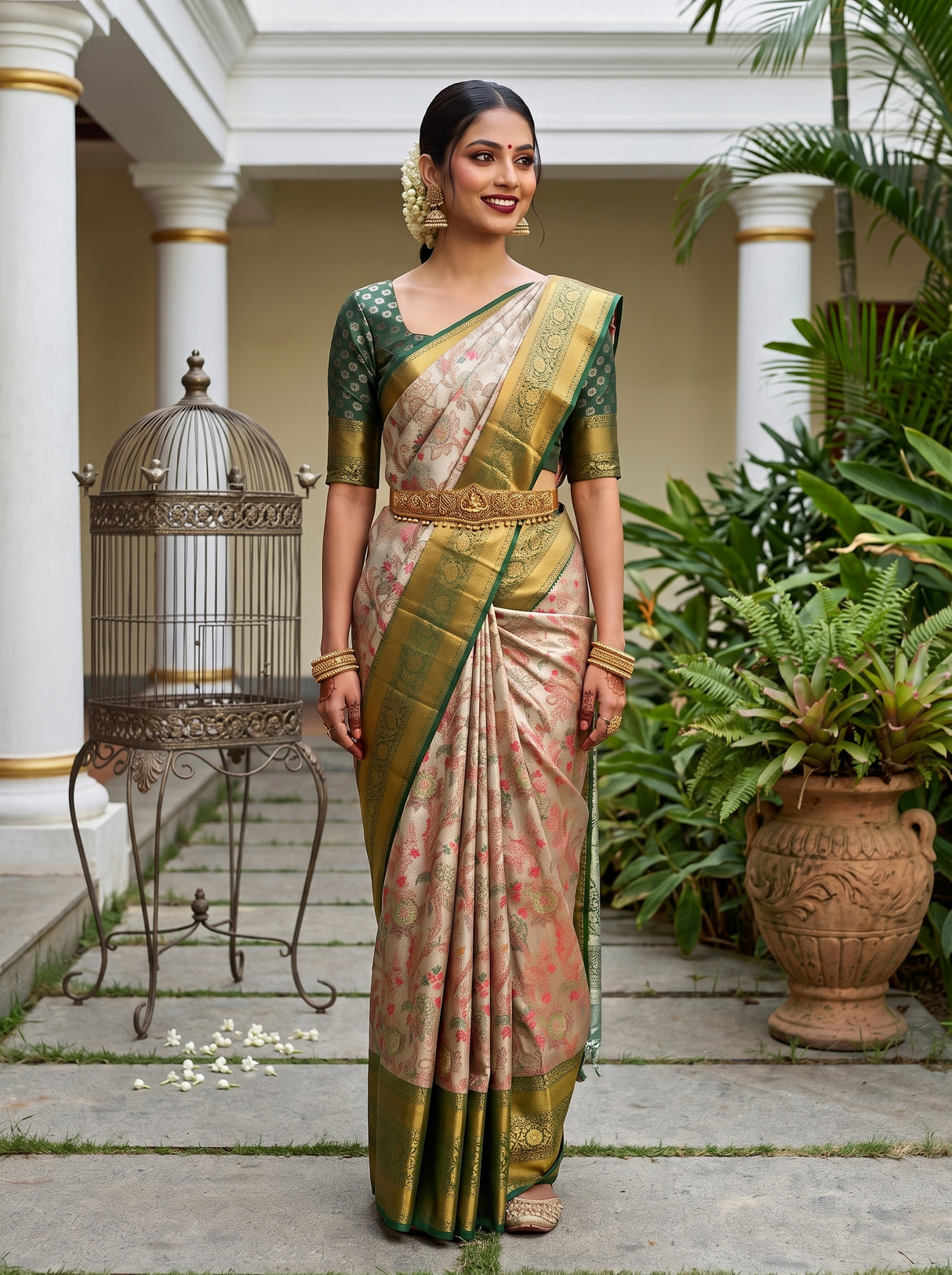 MIMOSA Saree Saree — pose 6 styling detail