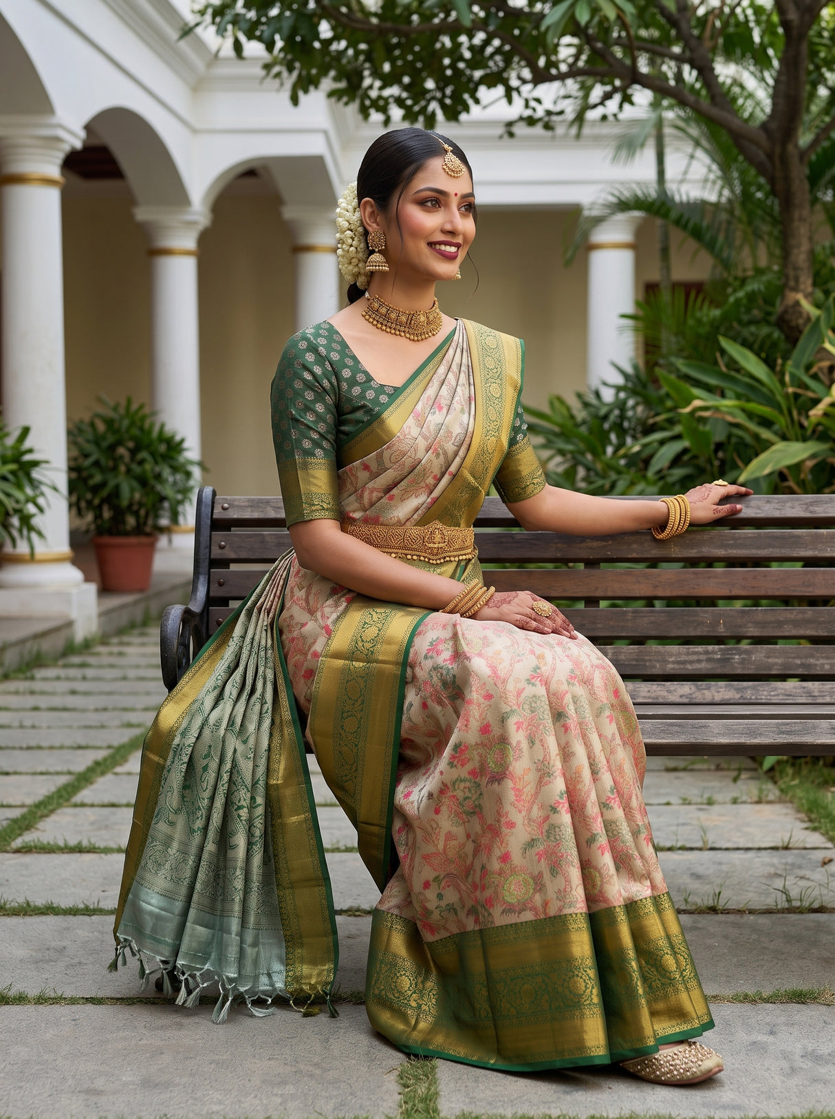 MIMOSA Saree Saree — pose 8 styling detail