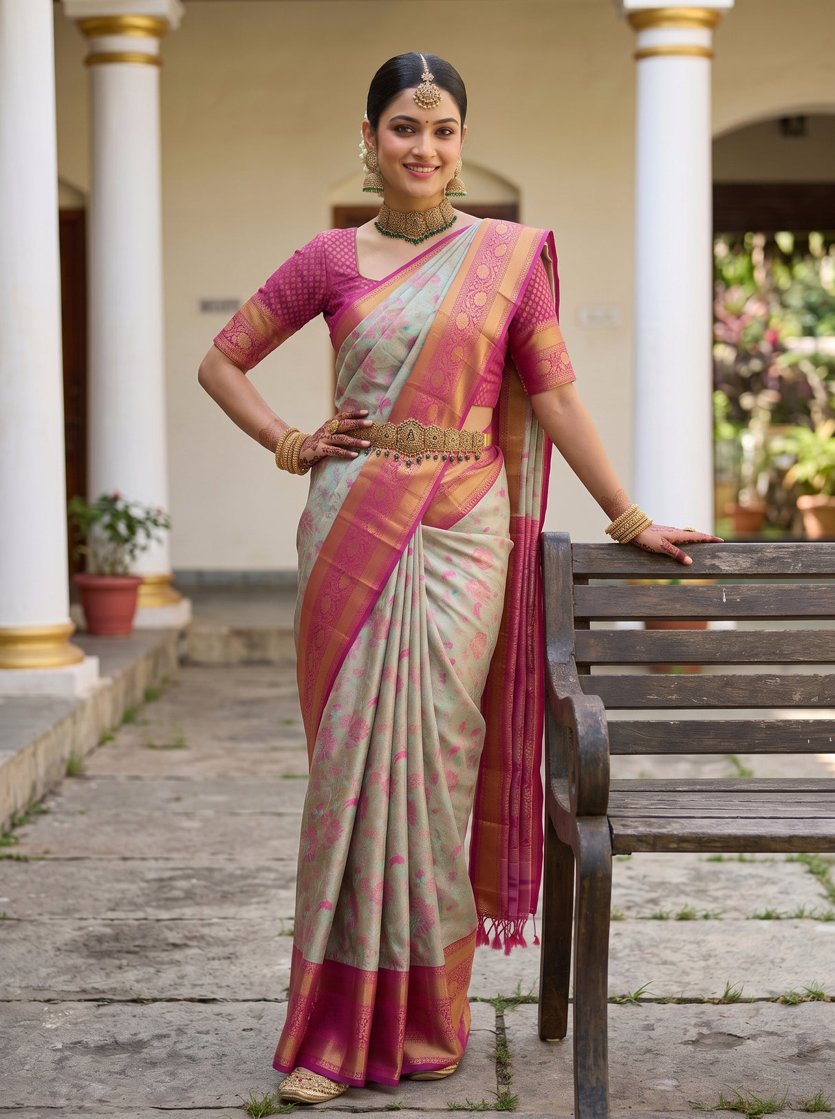 MIMOSA Saree Saree — pose 5 styling detail