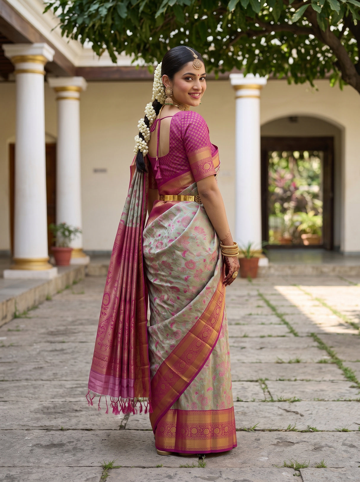 MIMOSA Saree Saree — pose 7 styling detail