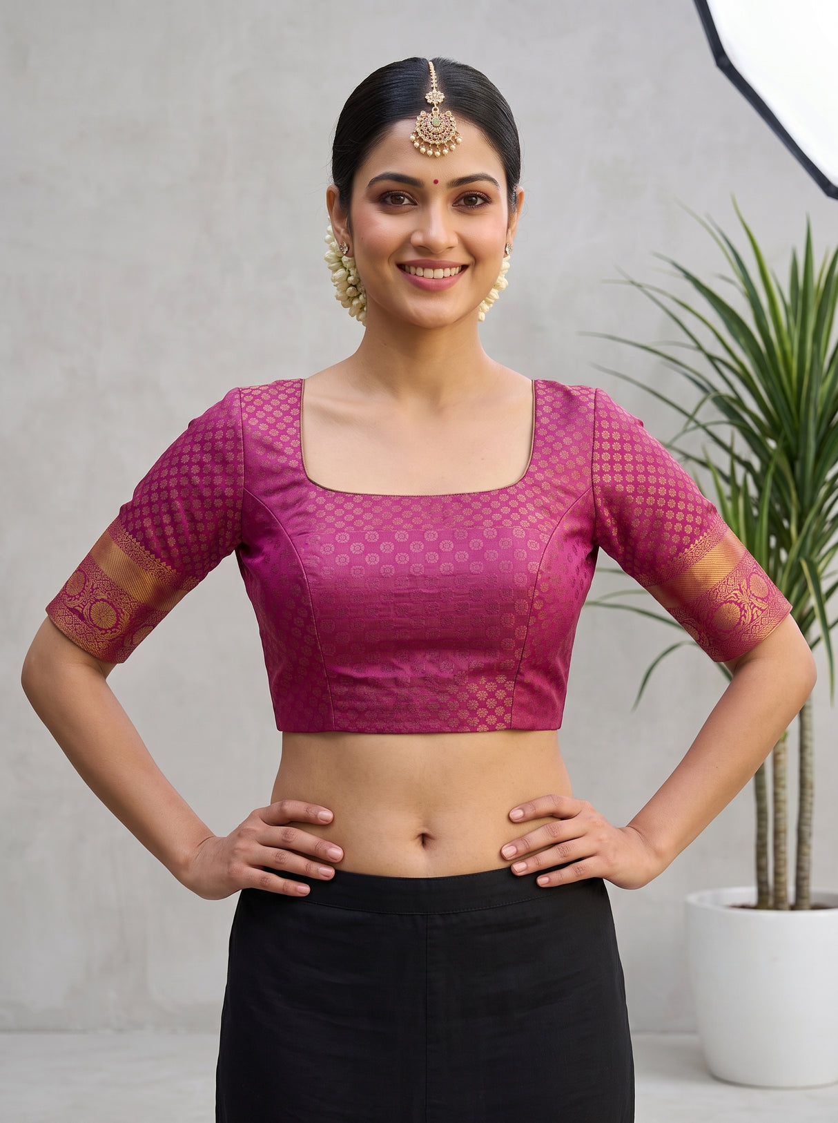 MIMOSA Saree Saree — blouse close-up