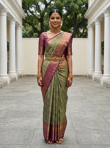 MIMOSA Saree Saree — front view on mannequin