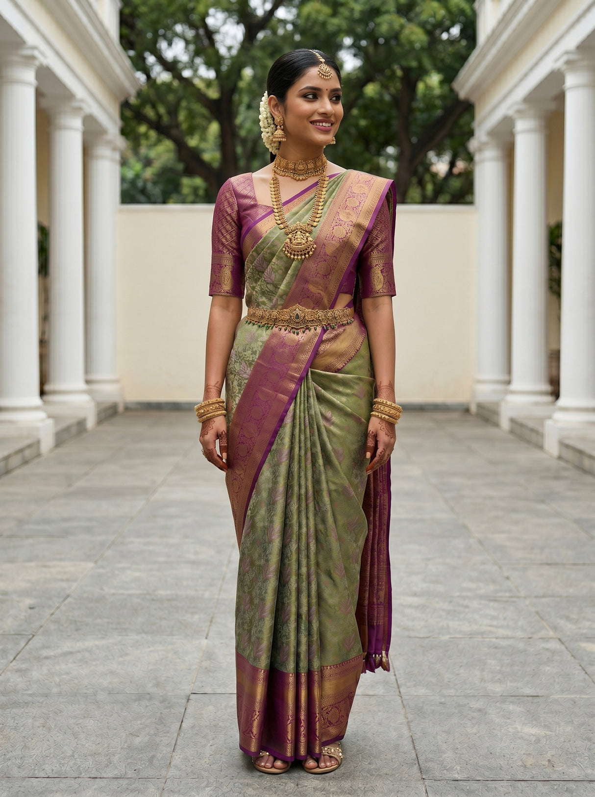 MIMOSA Saree Saree — pose 5 styling detail