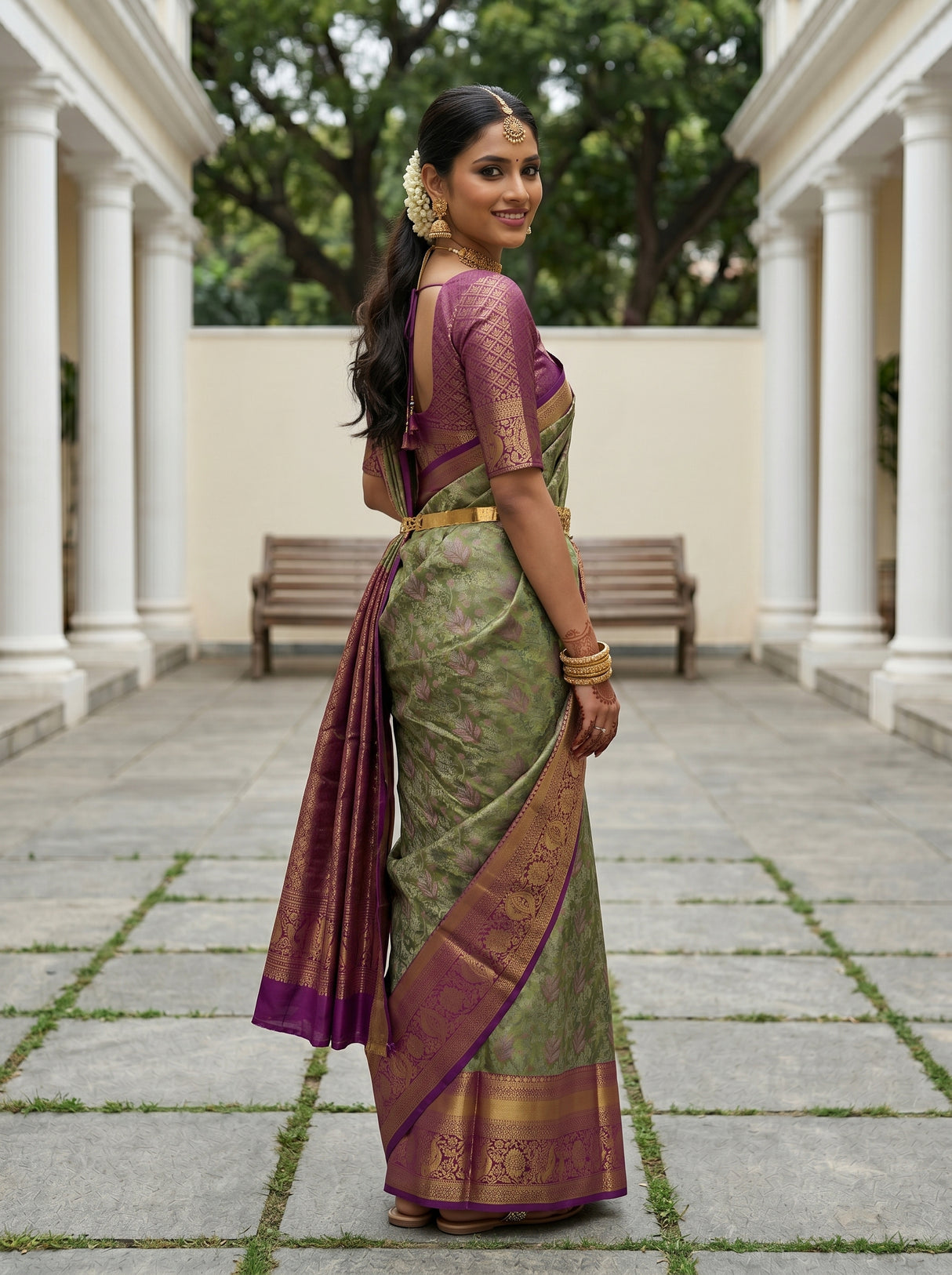 MIMOSA Saree Saree — pose 7 styling detail