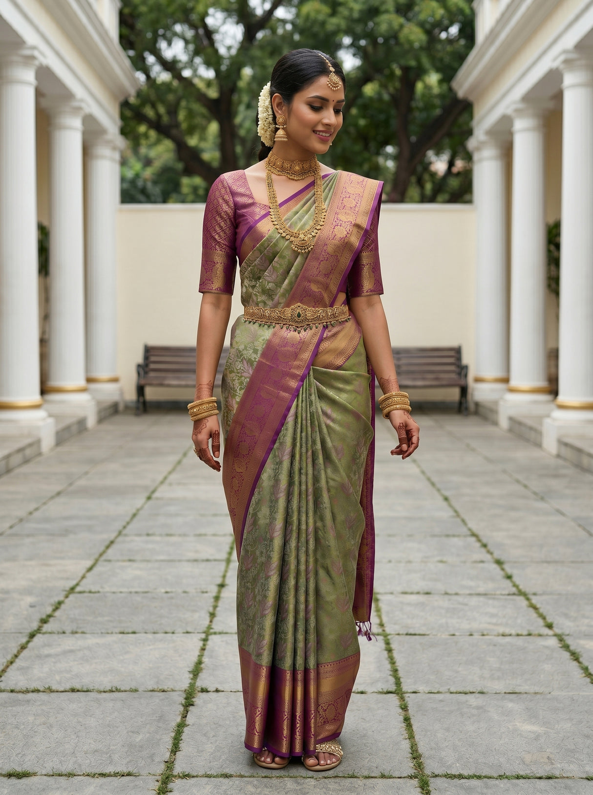 MIMOSA Saree Saree — pose 9 styling detail