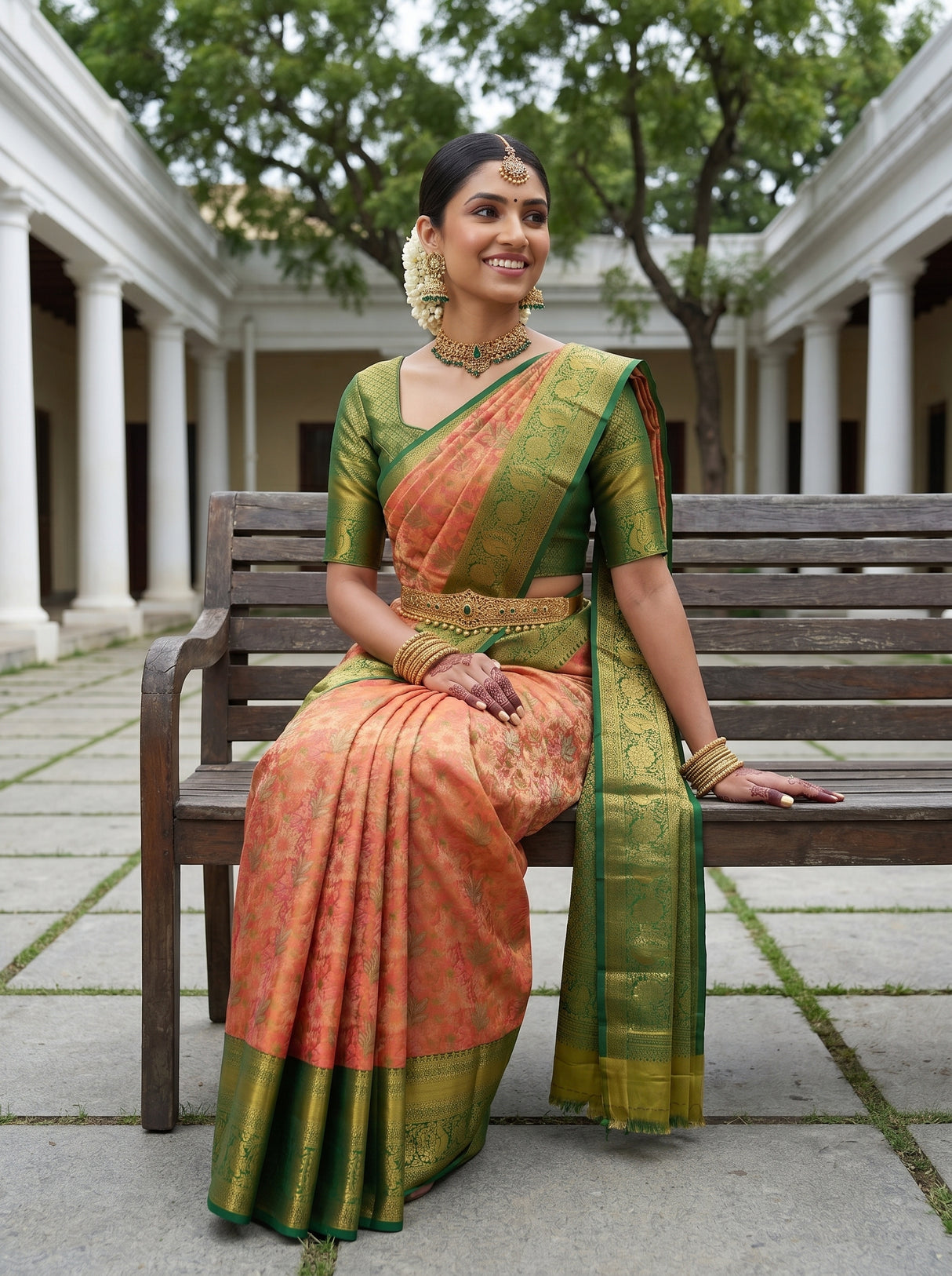 MIMOSA Saree Saree — pose 10 styling detail