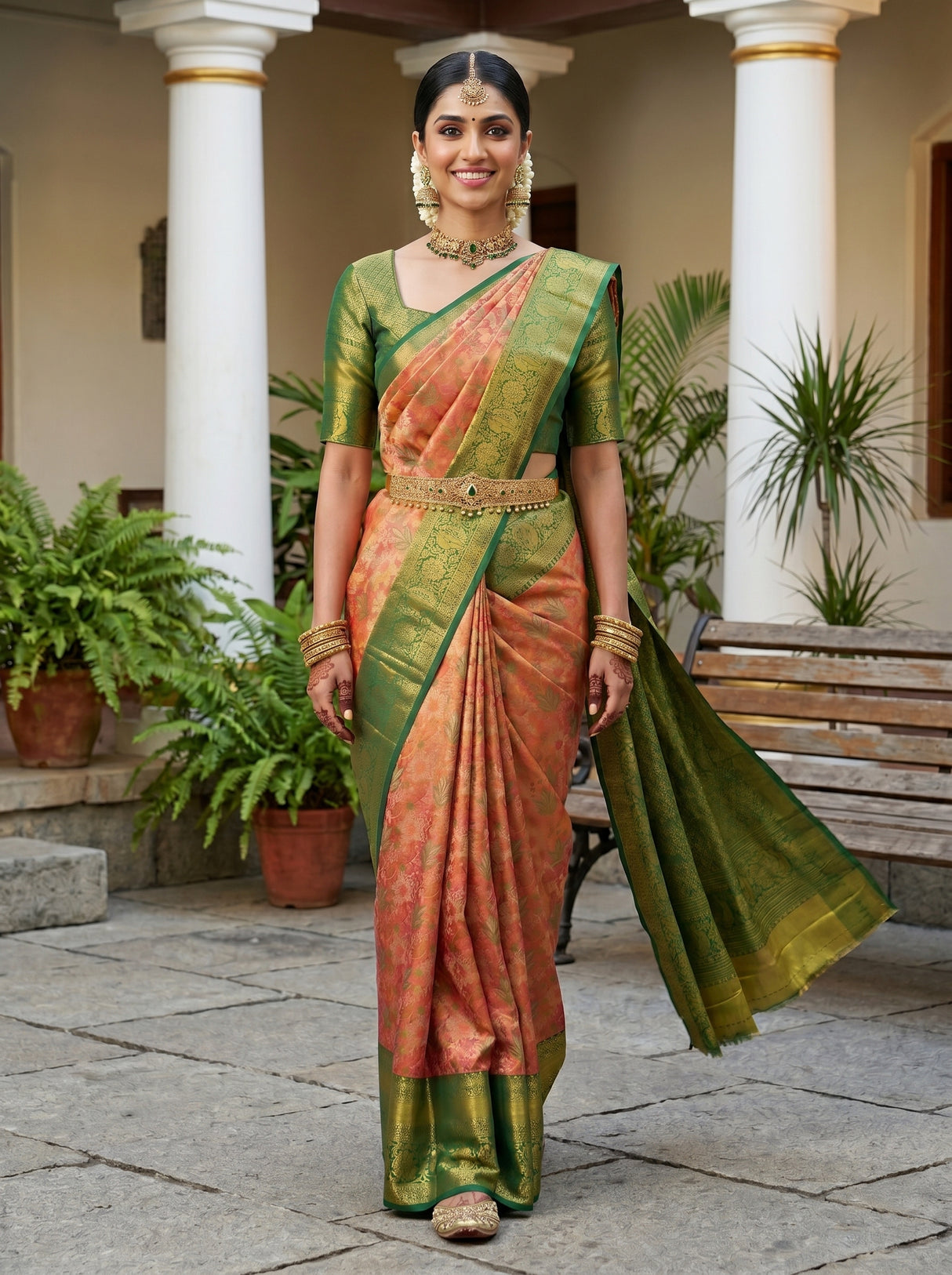 MIMOSA Saree Saree — pose 6 styling detail