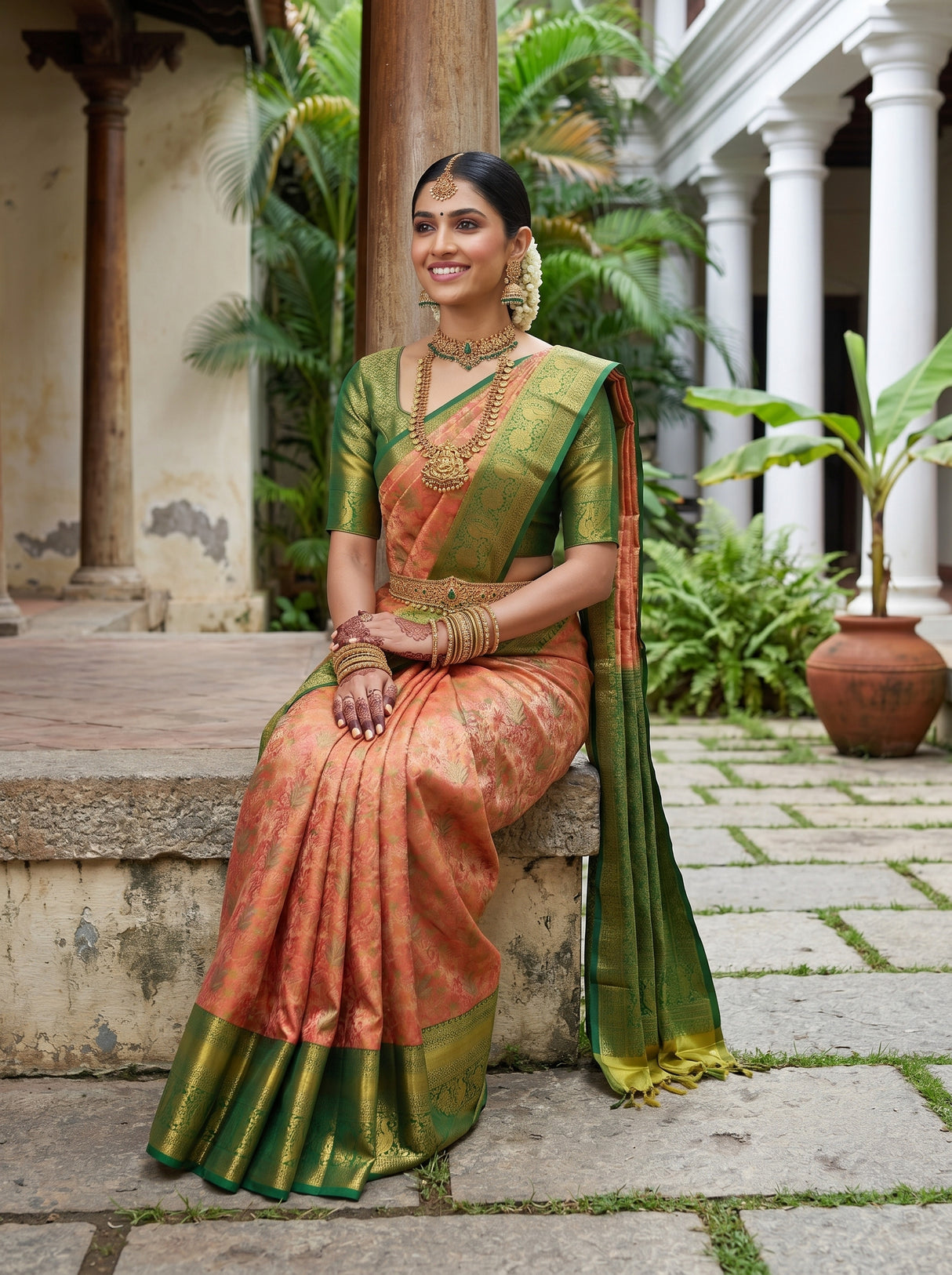 MIMOSA Saree Saree — pose 8 styling detail
