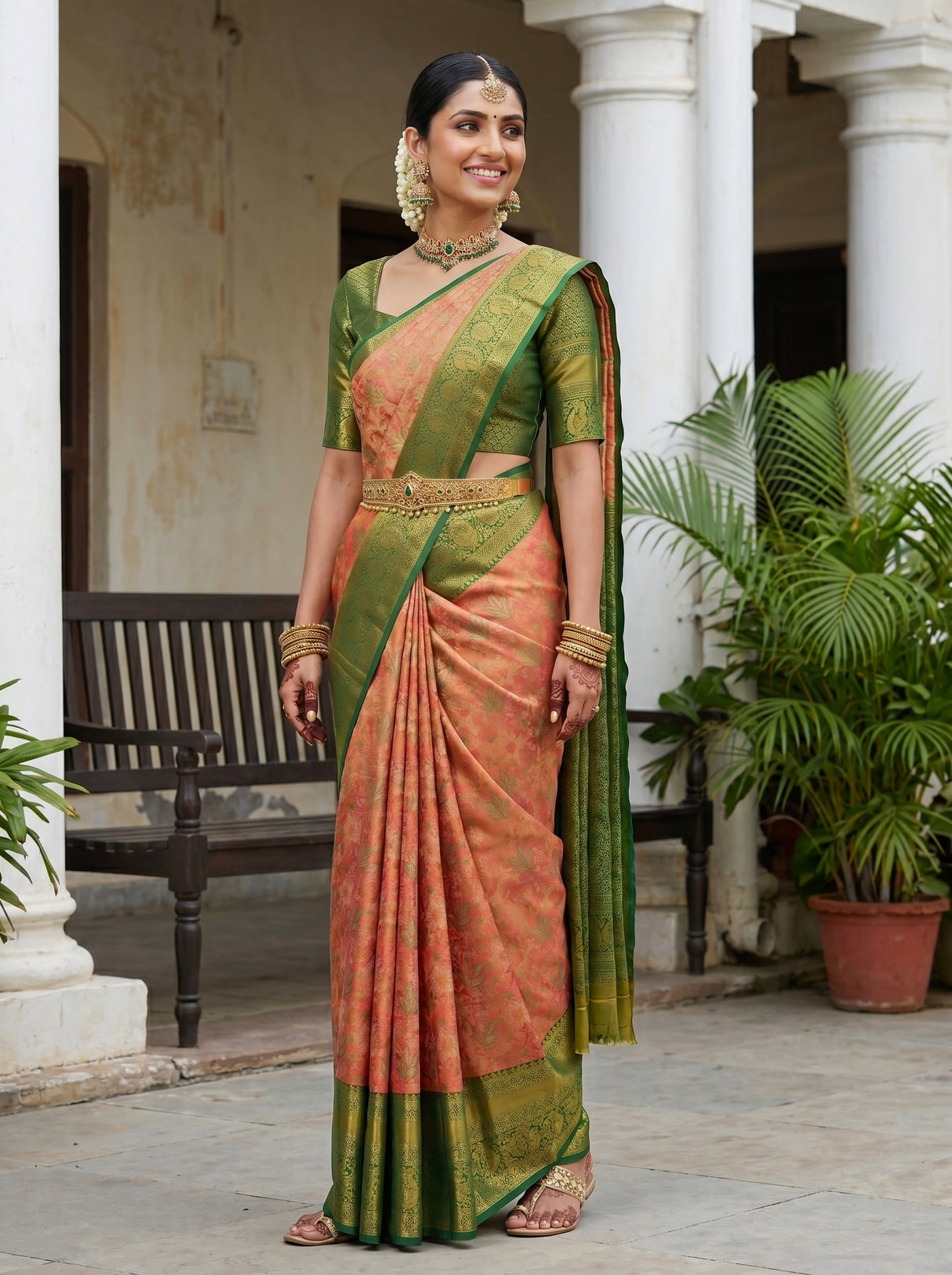 MIMOSA Saree Saree — pose 9 styling detail