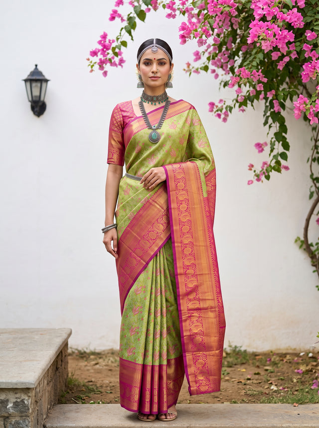 MIMOSA Saree Saree — front view on mannequin