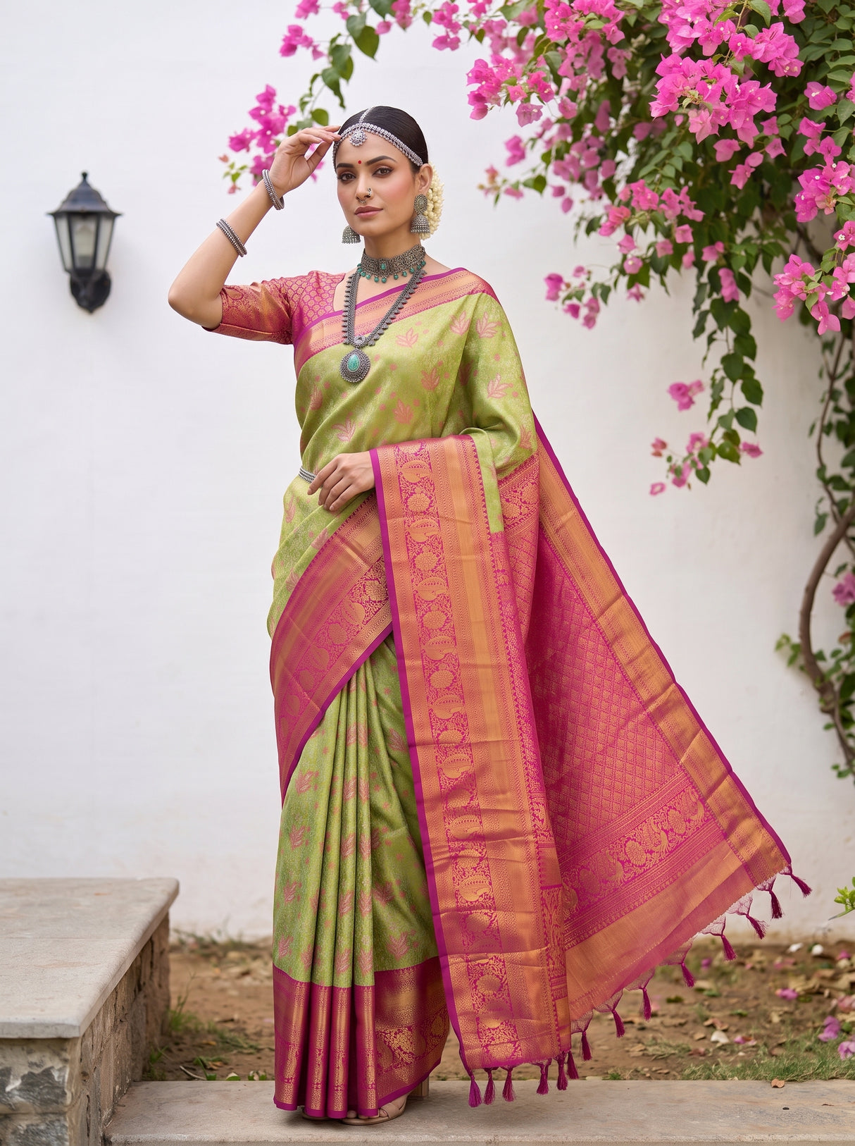MIMOSA Saree Saree — pose 4 styling detail