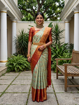 MIMOSA Saree Saree — front view on mannequin