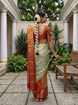 MIMOSA Saree Saree — pose 2 styling detail