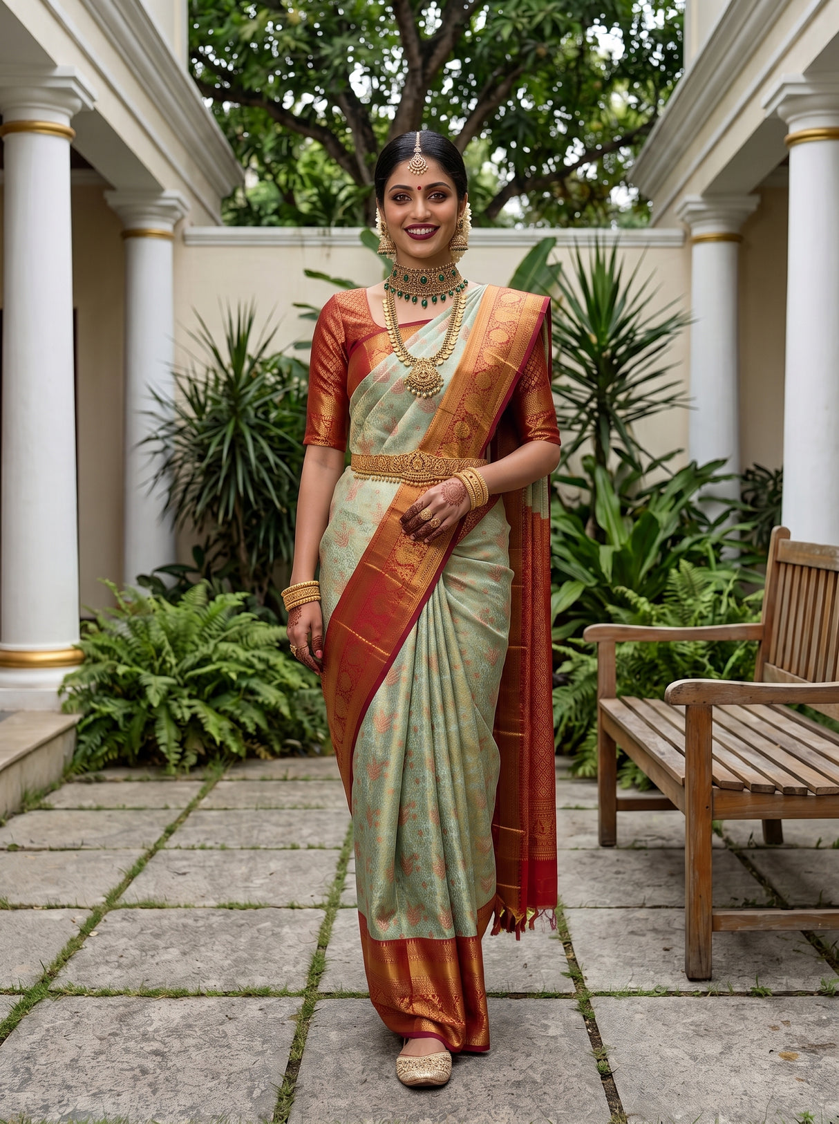 MIMOSA Saree Saree — pose 6 styling detail