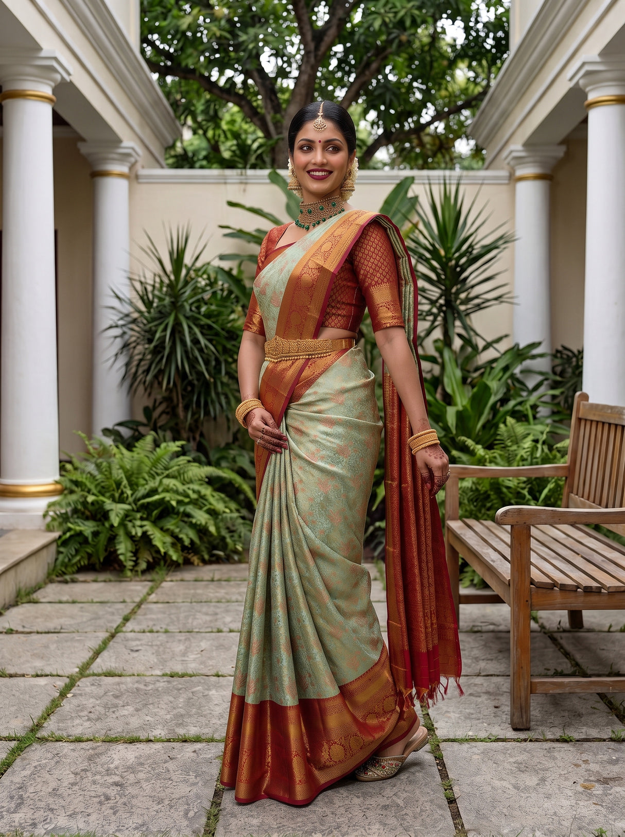 MIMOSA Saree Saree — pose 9 styling detail