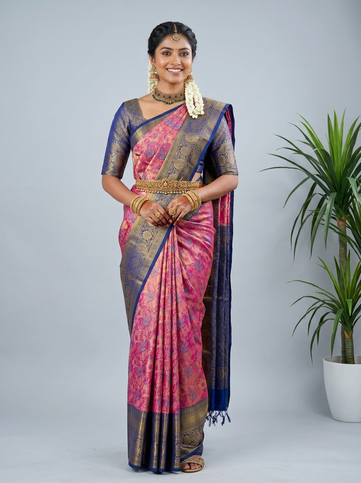 MIMOSA Saree Saree — front view on mannequin
