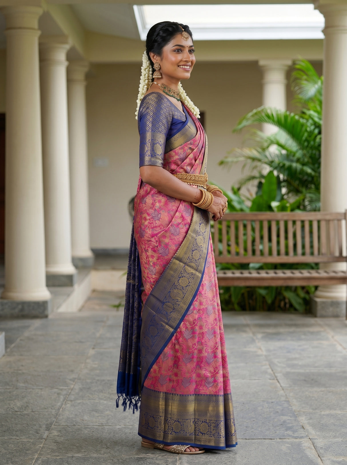 MIMOSA Saree Saree — pose 3 styling detail