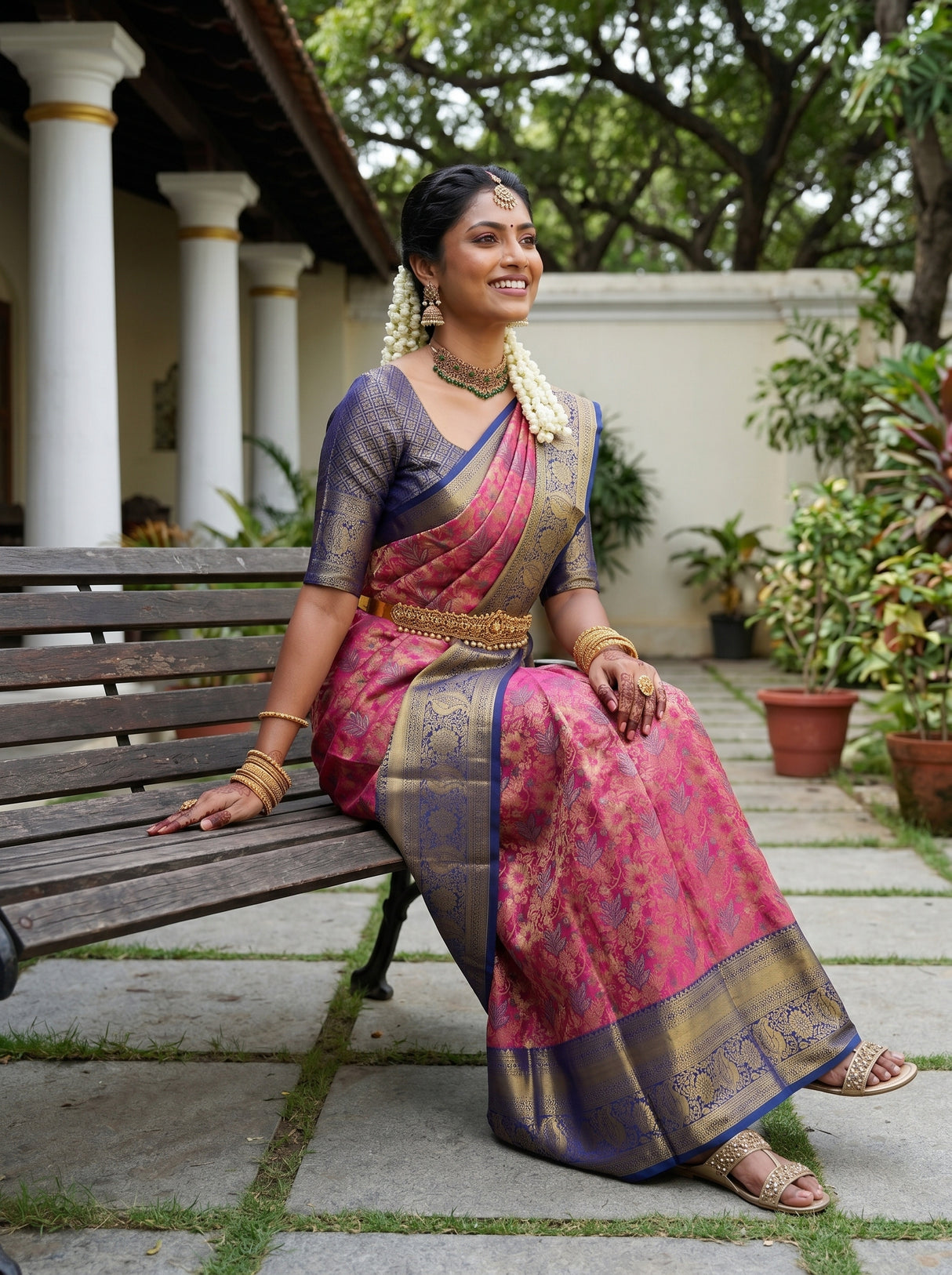 MIMOSA Saree Saree — pose 5 styling detail