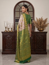 MIMOSA Lavender Kanjivaram Art Silk Saree — pose 7 styling detail