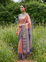 MIMOSA Rani Kanjivaram Art Silk Saree — pose 7 styling detail