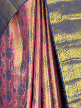 MIMOSA Rani Kanjivaram Art Silk Saree — fleets shot full lifestyle
