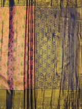 MIMOSA Rani Kanjivaram Art Silk Saree — pallu and zari work detail