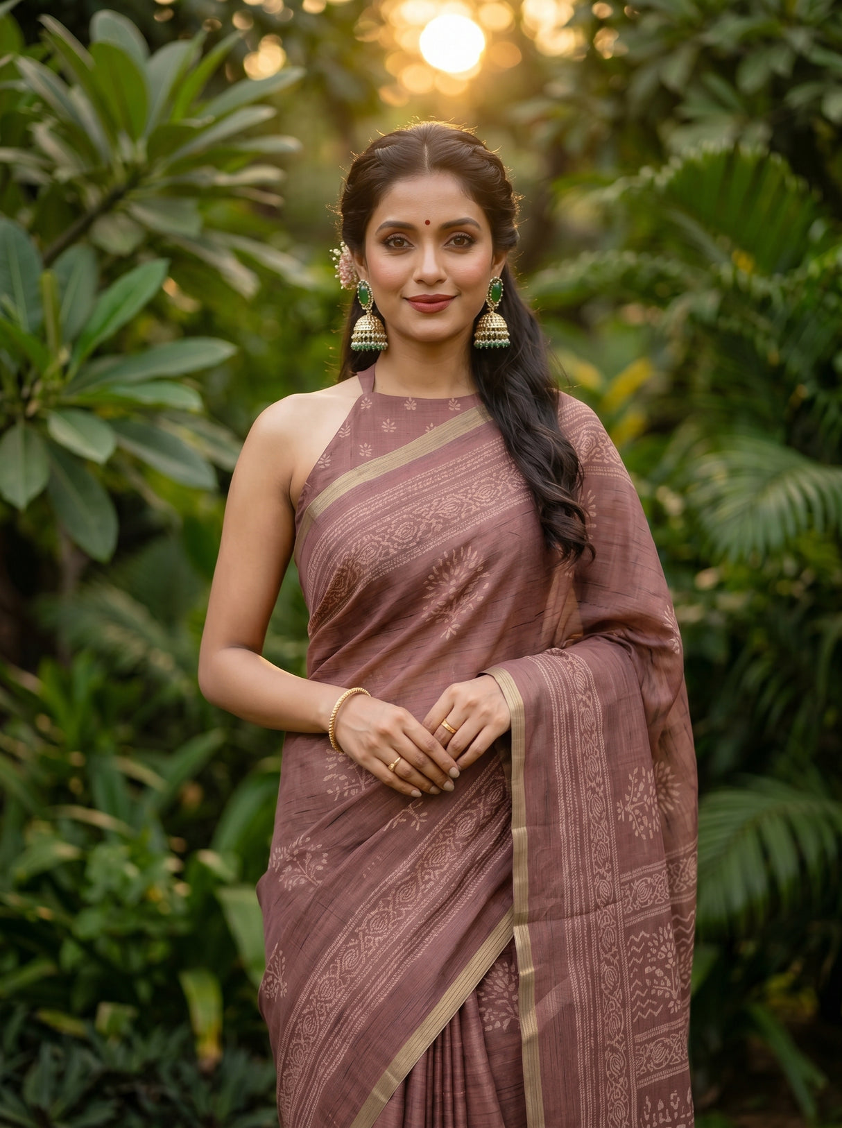 MIMOSA Saree Saree — pose 10 styling detail